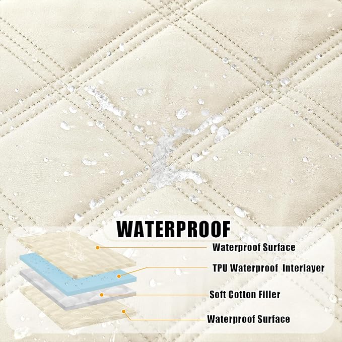 Smiry Waterproof Dog Bed Cover Blanket 30x70, Soft Reversible Pet Blanket - Image 2