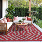 GENIMO Outdoor Rug for Patio Clearance, Lightweight Waterproof RV Camping Mat - Image 3