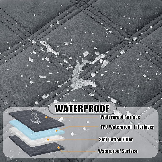 Smiry Waterproof Dog Bed Cover Blanket 30x53, Soft Reversible Pet Blanket - Image 2