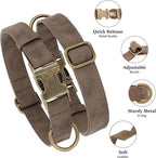 Didog Soft PU Leather Dog Collar, Stylish Quick Released Dog Collars - Image 2