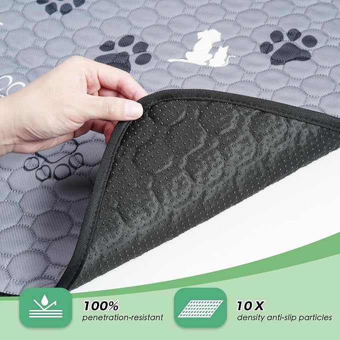 Washable Pee Pads for Dogs, 2 Pack Absorbent Reusable Training Dog Pads Pet - Image 3