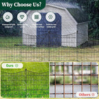 8 Panels No Dig Dog Fence Outdoor - Image 3