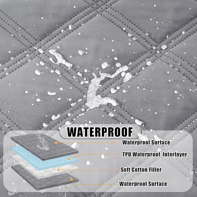 Smiry Waterproof Dog Bed Cover Blanket 30x70, Soft Reversible Pet Blanket - Image 2