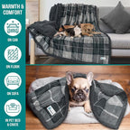 PetAmi Dog Blanket for Medium Large Dogs, Pet Bed Blanket Cat Puppy Kitten - Image 5