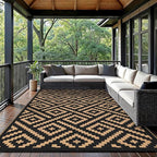 GENIMO 5x8 Outdoor Rug Waterproof, Reversible Mats, Area Rug, Plastic Outside - Image 7