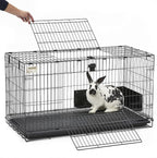 MidWest Homes for Pets Medium Wabbitat Rabbit Cage, Grid Mesh Floor, Removable - Image 7