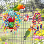 Bird Toys for Parakeet，ESRISE Parrot Conure Chewing Shredding Foraging Toys - Image 2