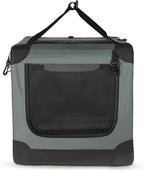 Amazon Basics 4-Door Portable Folding Soft Dog Crate, Collapsible Travel Kennel - Image 5
