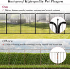 Dog Playpen 40 inch 32 Panels Indoor Outdoor Dog Pen - Image 6
