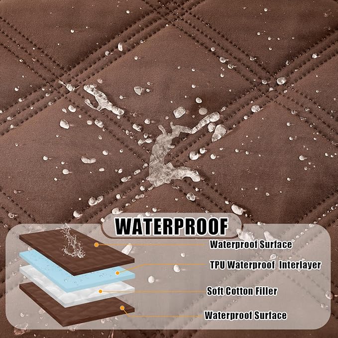 Smiry Waterproof Dog Bed Cover Blanket 30x53, Soft Reversible Pet Blanket - Image 2
