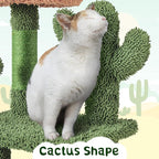Yaheetech Cactus Cat Tree, 53.5in Cat Tower - Image 7