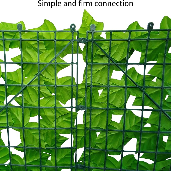 Artificial Ivy Privacy Fence Wall Screen, 40X120 in UV-Anti Faux Greenery - Image 3