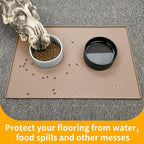 Ptlom Dog Food Mat Waterproof Pet Bowl Mats - Image 5