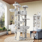 SHA CERLIN 81in Multi-Level Tall Cat Tree Tower by SHACERLIN