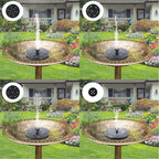 Mademax 1W Solar Bird Bath Fountain Pump, Solar Fountain, Free Standing - Image 3