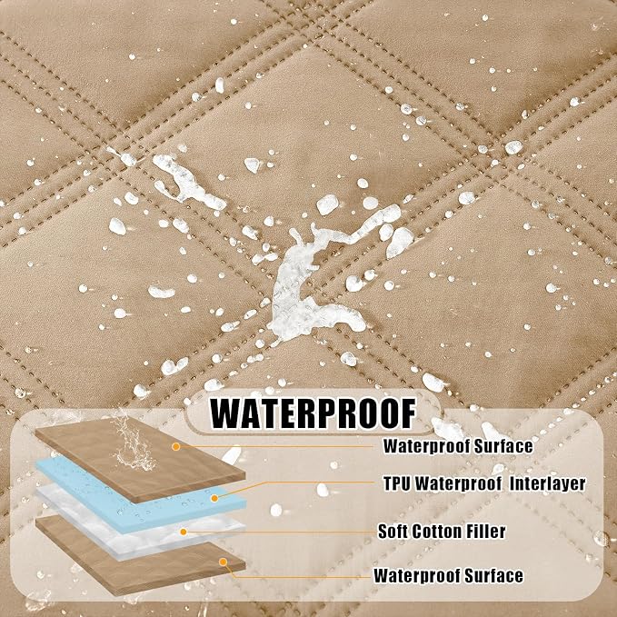 Smiry Waterproof Dog Bed Cover Blanket 40x70, Soft Reversible Pet Blanket - Image 2