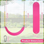 Sunnyglade 2PCS Swings Seats Heavy Duty - Image 5