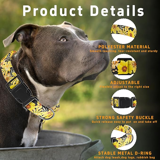 Adjustable Soft Pattern Pet Collar - Image 2