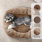 INVENHO Small Dog Bed Washable Orthopedic Calming Warming Durable Pet Bed - Image 2