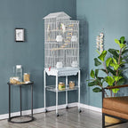 Yaheetech 62.5-inch Roof Top Flight Bird Cage - Image 2