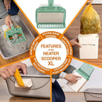 Neater Pet Brands Neater Scooper XL Cat Litter Scoop, 15 Refill Bags – - Image 6