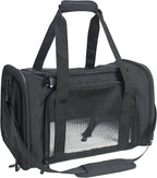 Soft Sided Carrier for Small Medium Cats Dogs, TSA Airline Approved Collapsible by NextFri
