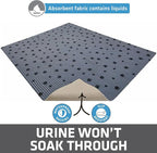 Drymate Cat Litter Box Mat, Litter Trapping Mat, Waterproof, Urine-Proof - Image 3