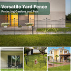 15 Panels Decorative Garden Fence - Image 6