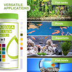 AAwipes Aquarium Ammonia Test Strips 8-in-1 |100 Strips | Quick & Accurate - Image 3