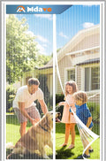 Magnetic Screen Door, Heavy Duty Door Screen Magnetic Closure Keep Bugs Out by Welcometobuy