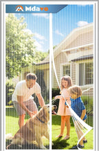 Magnetic Screen Door, Heavy Duty Door Screen Magnetic Closure Keep Bugs Out by Welcometobuy