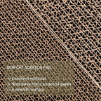 8 Packs cat Scratch pad Toys Reversible cat Scratching Post Cardboard cat - Image 5
