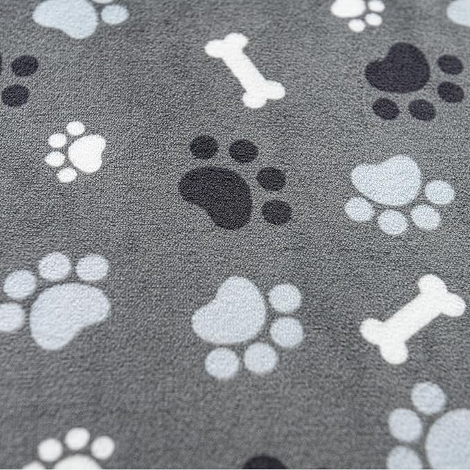 Dog Blanket Paw Bone Pattern 1 Pack 3 Colorful 40"*30" Super Soft Warm Flannel - Image 5