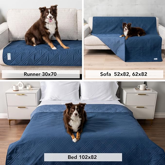 PetAmi Waterproof Bed Cover for Dogs, Waterproof Pet Blanket Couch Cover - Image 4
