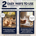 4 x 5.5lb Chickie Whiz Dust Bath, All-Natural Chickie Whiz Dust Bath Powder - Image 5