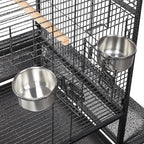 Yaheetech 69-inch Wrought Iron Rolling Large Parrot Bird Cage - Image 7