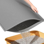 ESTHELLO Cat Litter Mat, Cat Litter Trapping Mat, Honeycomb Double Layer Design by ESTHELLO