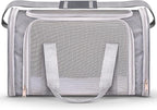 Pet Carrier for Cats, Guinea Pigs – Airline Approved Soft-Sided Travel Bag by VerticalPro