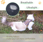 Tactical Cat Harness and Leash for Walking Escape Proof, Desert Camo, - Image 6