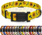 Dog Collar, Floral Boys Girls Puppy Collar by Seyezo