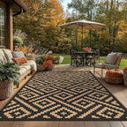 GENIMO 5x8 Outdoor Rug Waterproof, Reversible Mats, Area Rug, Plastic Outside - Image 8