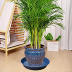3 Pack of 25 26 inch Plant Saucer, 4.2" Depth, Large Deep Plastic Flower - Image 3