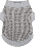 Cozy and Functional Dog Shirts for Small Puppies: Stretchable Grey Attire by Paiaite