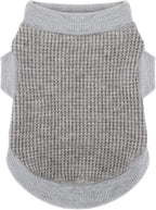Cozy and Functional Dog Shirts for Small Puppies: Stretchable Gray Attire by Paiaite