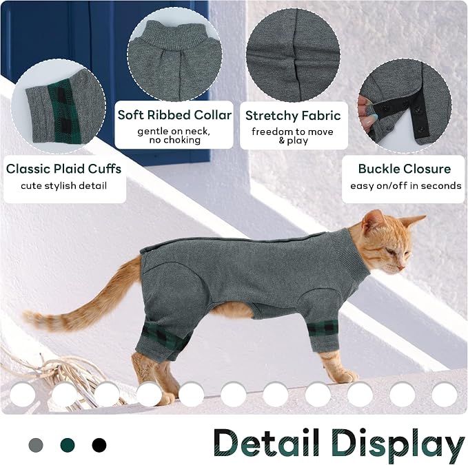 PUMYPOREITY Fur Control Cat Pajamas, Versatile Shirt - Image 2