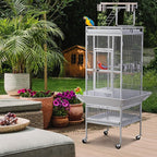 Nova Microdermabrasion 61 Inches Large Bird Cage Play Top Parrot Cockatiel - Image 2