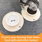 Ptlom Silicone Pet Food Mat for Dogs and Cats Placemat 2Pcs, Waterproof - Image 6