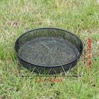 Plastic Round Bird Feeder Bowl and Metal Round Bird Feeder Tray, Wild Birds - Image 2