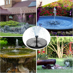 AISITIN 2.5W Solar Bird Bath Fountain Pump, Solar Fountain Pump - Image 7