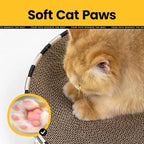 Large Oval Cat Scratcher Bowl, Cardboard Cat Scratching Pad & Lounge Bed - Image 6